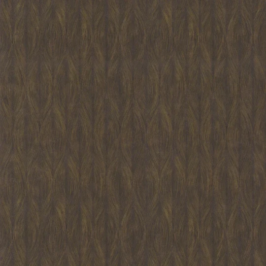 Casamance 76113262 Select 9 Keramos ébène/doré - tapeta w linie o metalicznym wykończeniu