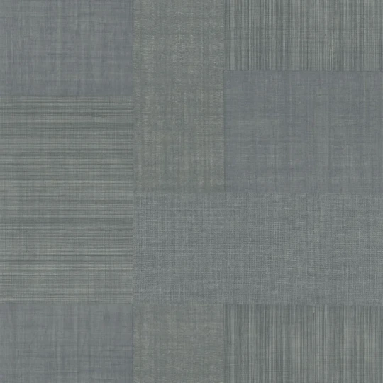 Casamance 76321528 Select 9 Mestizo Pierre bleue - mozaikowa tapeta imitująca materiały