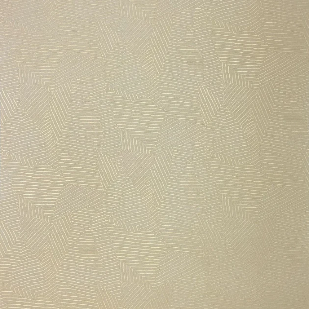 Casamance 76543568 Select 9 Lore Doré - tapeta w geometryczny wzór z metalicznymi akcentami