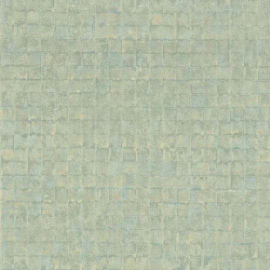 Casamance 76080610 Select 9 Faenza Céladon - tapeta imitująca płytki z glazurowanej gliny