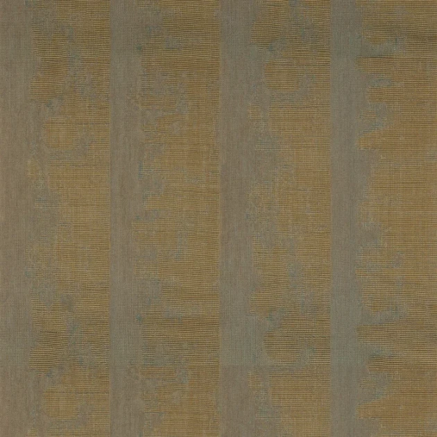 Casamance 76102446 Select 9 Nérikomi Vert de gris/doré - tapeta imitująca surową ścianę z metalicznymi akcentami