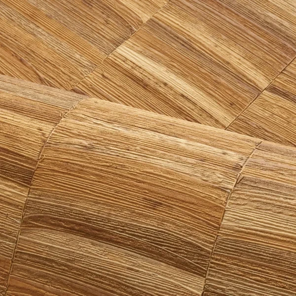 Casamance 76501630 Select 9 Stylosa Ocre - tapeta w paski imitująca włókna roślinne