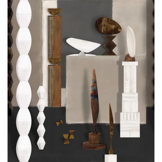 Casamance 75580304 Panoramas 2 L'atelier De Brancusi Grege - mural w pracownię artystyczną