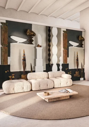 Casamance 75580304 Panoramas 2 L'atelier De Brancusi Grege - mural w pracownię artystyczną