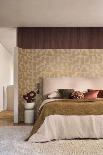 Casamance 71820104 Traversee Sonate Ivoire Grege - tapeta haftowana