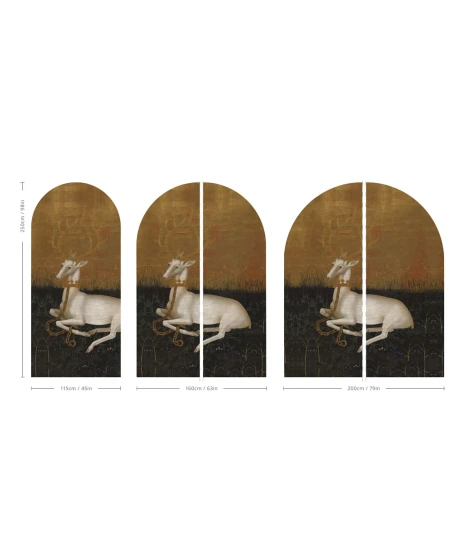 Wallcolors ARCH-9095 Arch Majestic Rest - mural łuk z jeleniem