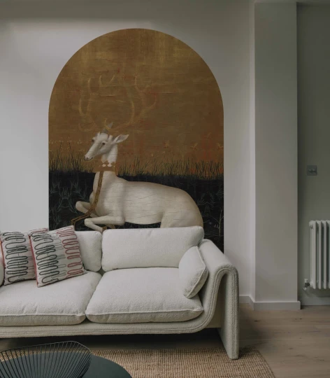 Wallcolors ARCH-9095 Arch Majestic Rest - mural łuk z jeleniem