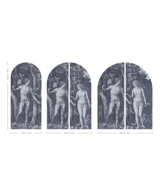 Wallcolors ARCH-9098 Arch Forbidden Fruit - mural łuk z motywem ogrodu Eden