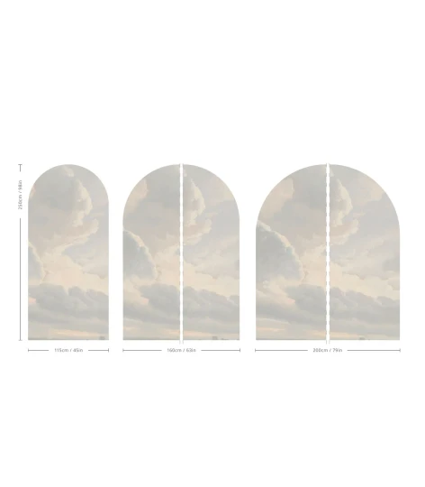 Wallcolors ARCH-9117 Arch Cloudy Sky - mural łuk w chmury
