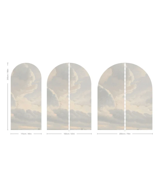 Wallcolors ARCH-9117 Arch Cloudy Sky - mural łuk w chmury