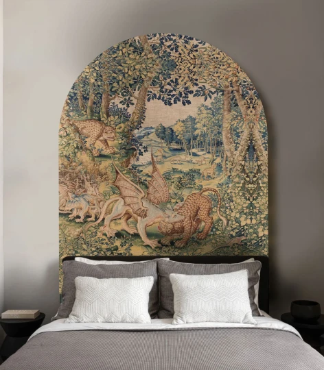 Wallcolors ARCH-9155 Arch Dragon Arras - mural łuk w smoki