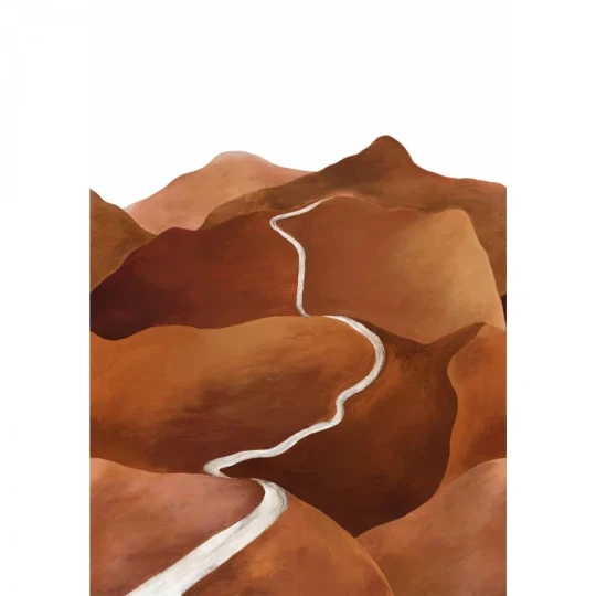 Casamance 74961528 Panoramas Toscana Terre de sienne - ręcznie malowany mural w toskański krajobraz