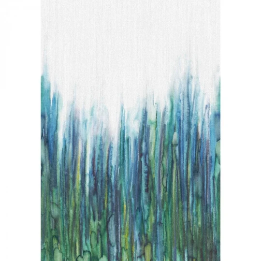 Casamance A73860277 Panoramas Keystone Emeraude - mural w abstrakcyjny wzór inspirowany naturą