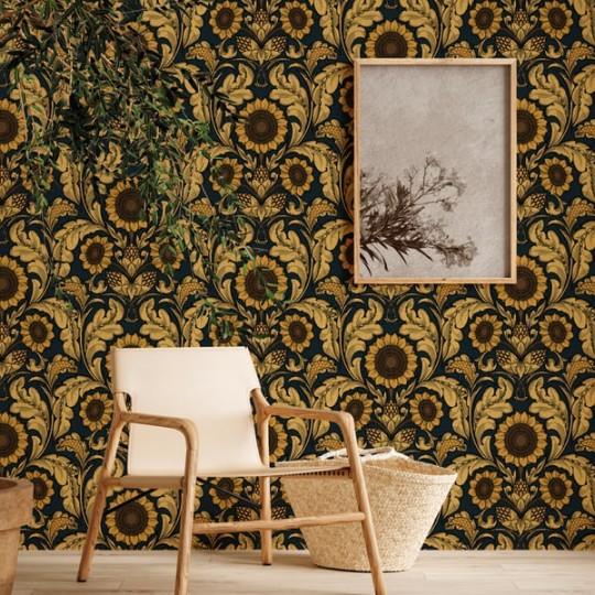 Galerie LB25151 Llewelyn-Bowen Off The Wall - tapeta w słoneczniki