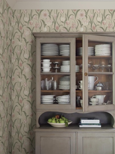 Boras Tapeter 6970 Osterlen La Belle Epoque - tapeta w tulipany