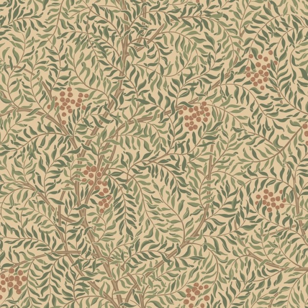 Sandberg S10496 Tradgarden Simon Garden Green - tapeta w gałęzie jarzębiny