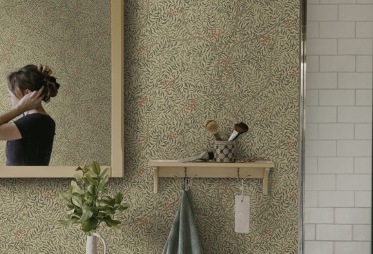 Sandberg S10496 Tradgarden Simon Garden Green - tapeta w gałęzie jarzębiny