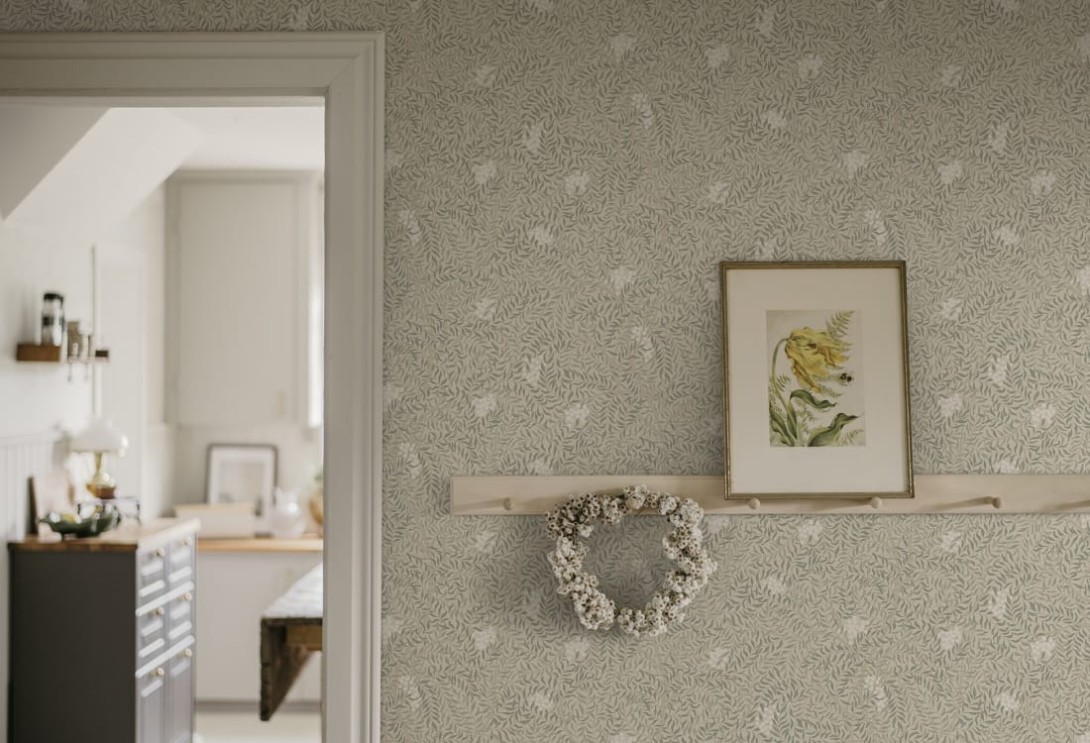 Sandberg S10497 Tradgarden Simon Sandstone - tapeta w gałęzie jarzębiny