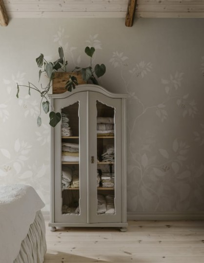 Sandberg S10520 Tradgarden Josefine Sandstone - mural w łodygi malowane akwarelą