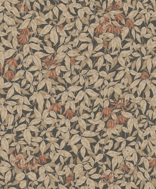 Sandberg S10559 Tradgarden Linnea Charcoal - tapeta z krzewem