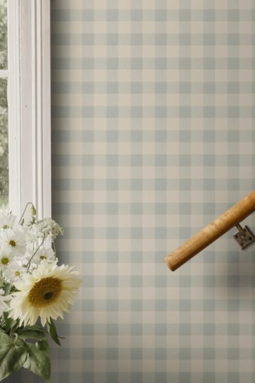 Sandberg S10503 Tradgarden Harry Misty Blue - tapeta w kratkę