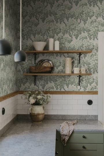 Sandberg S10564 Tradgarden Ragnvi Green - tapeta w korony drzewa lipowego