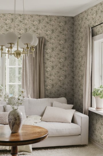 Sandberg S10563 Tradgarden Emilie Clay - tapeta w kwiaty