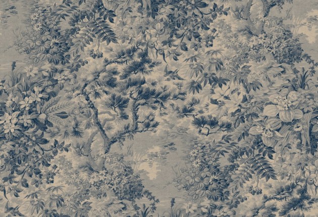 Sandberg S10512 Tradgarden Johannas Damm Blue - mural w leśny ogród