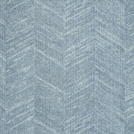Vinylpex W18426.102.018 Pino - tapeta obiektowa w jodełkę niebieska