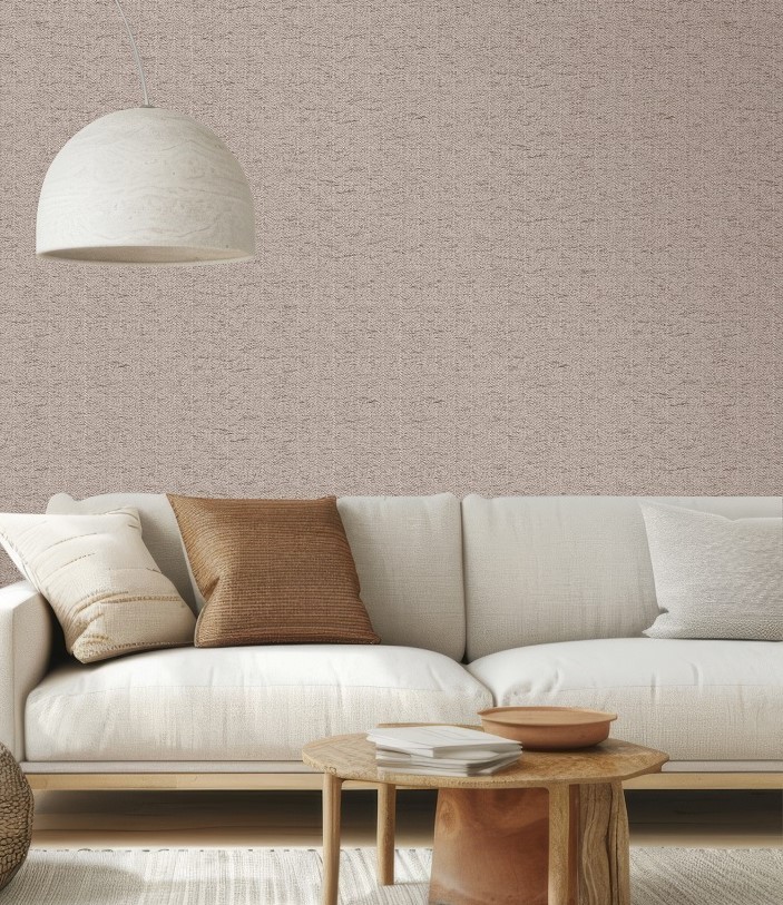 Vinylpex W47426.101.001 Tela - tapeta obiektowa w subtelną jodełkę perłowa