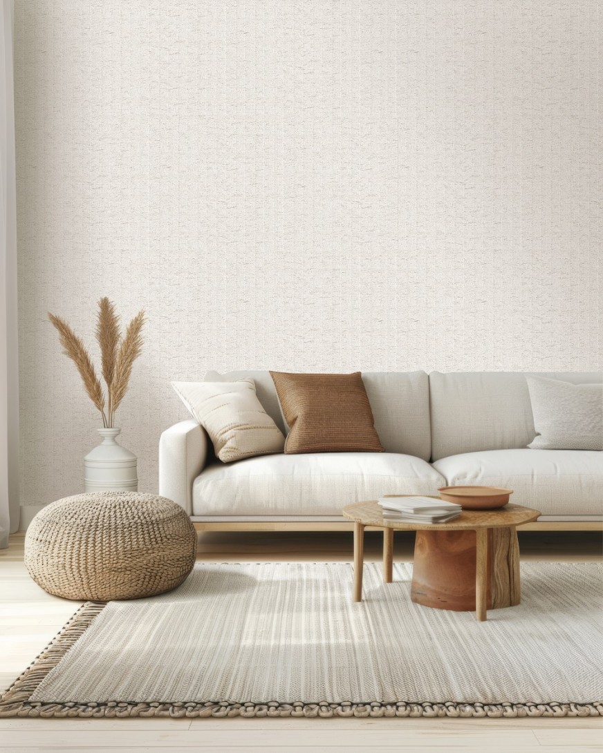 Vinylpex W47426.101.009 Tela - tapeta obiektowa w subtelną jodełkę błękitna