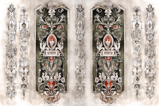 Lorenso TPA 1024 0112 00 Ampir - mural w detale architektoniczne