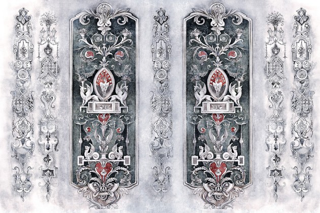 Lorenso TPA 1024 0112 01 Ampir - mural w detale architektoniczne