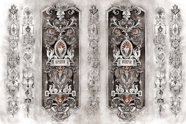 Lorenso TPA 1024 0112 02 Ampir - mural w detale architektoniczne