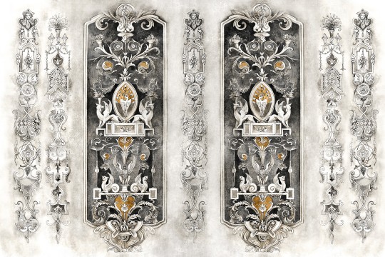 Lorenso TPA 1024 0112 05 Ampir - mural w detale architektoniczne