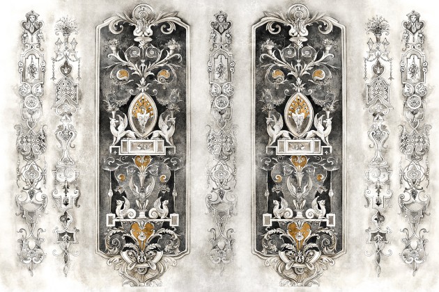 Lorenso TPA 1024 0112 05 Ampir - mural w detale architektoniczne