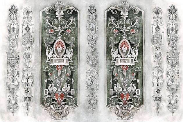 Lorenso TPA 1024 0112 09 Ampir - mural w detale architektoniczne