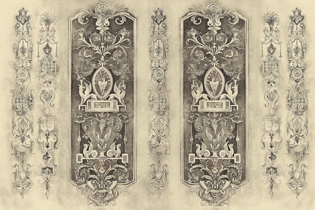 Lorenso TPA 1024 0112 10 Ampir - mural w detale architektoniczne