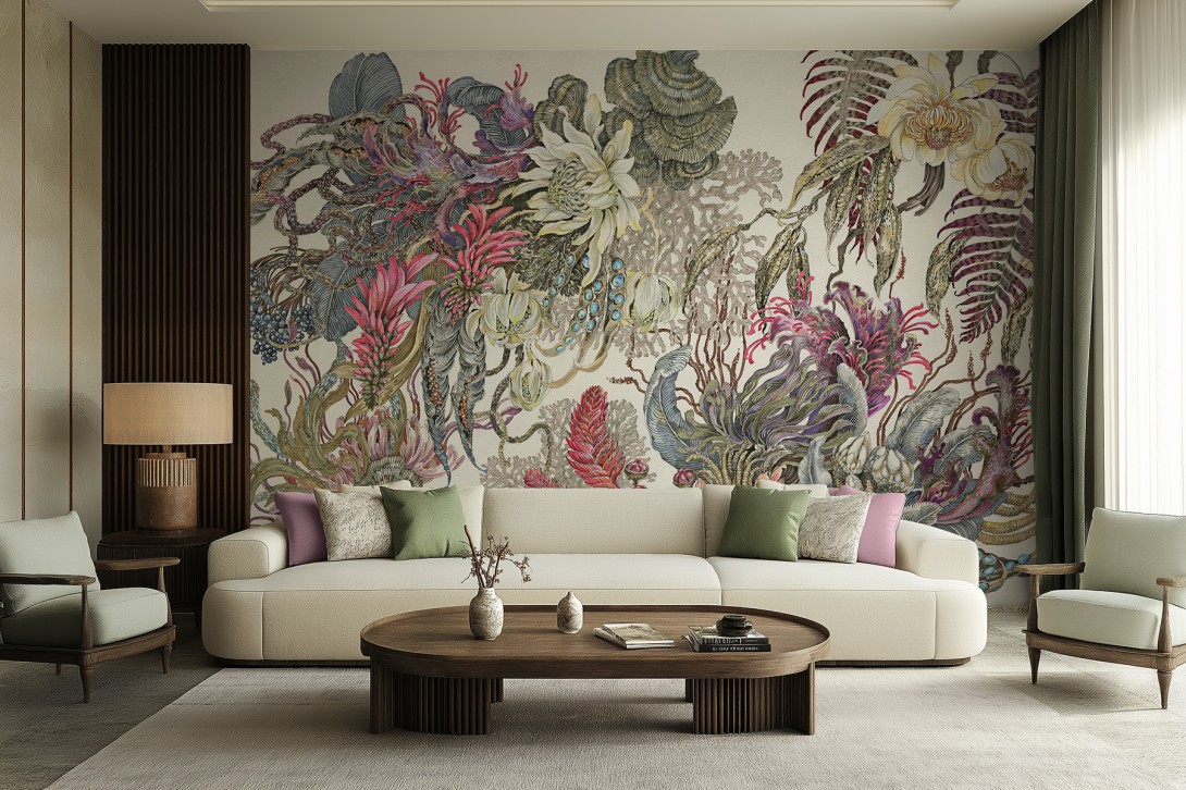 Lorenso TPA 0924 0107 00 Botanica - mural w egzotyczne rośliny