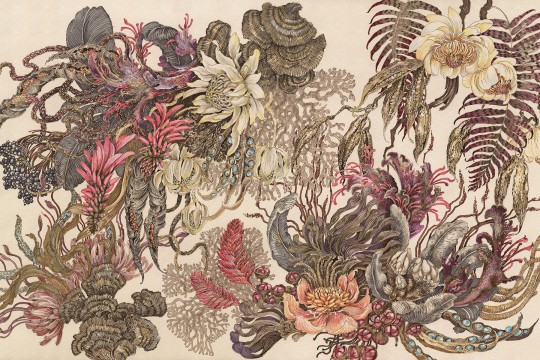 Lorenso TPA 0924 0107 08 Botanica - mural w egzotyczne rośliny