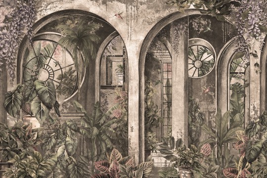 Lorenso TPA 0824 0100 06 Arches - mural w architektoniczne łuki i rośliny