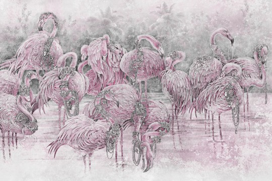 Lorenso TPA 0724 0098 02 Flango - mural we flamingi