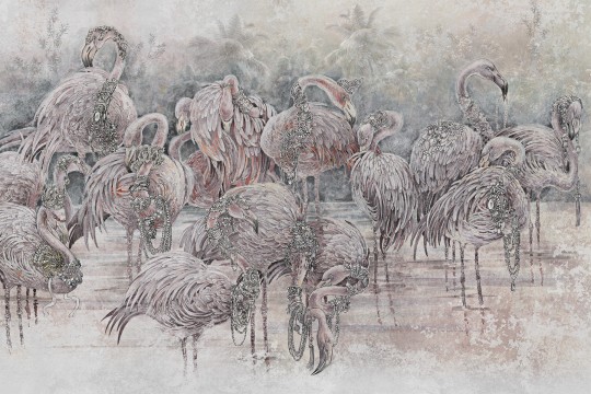 Lorenso TPA 0724 0098 05 Flango - mural we flamingi