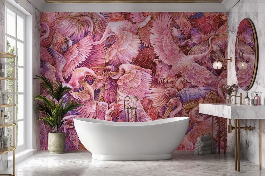 Lorenso TPA 0224 0064 04 Paravis - mural w ptaki