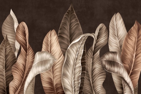 Lorenso TPA 0324 0073 00 Livo - mural w duże liście bananowca