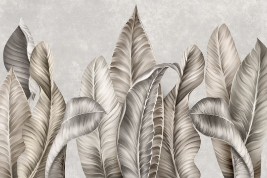 Lorenso TPA 0324 0073 01 Livo - mural w duże liście bananowca