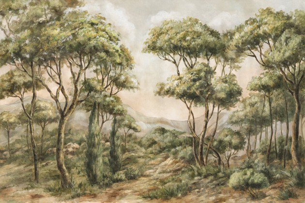 Lorenso TPA 0224 0066 00 Wildiria - mural w drzewa i góry