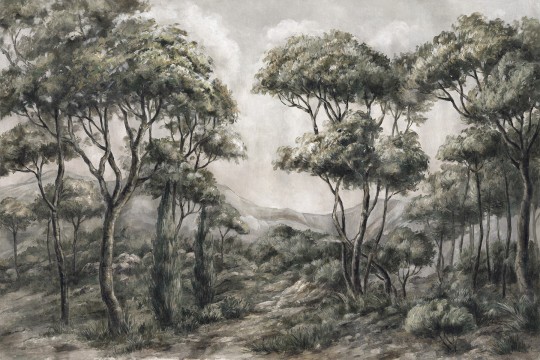 Lorenso TPA 0224 0066 01 Wildiria - mural w drzewa i góry