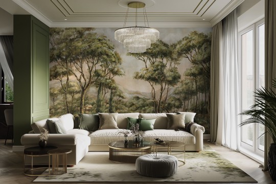 Lorenso TPA 0224 0066 02 Wildiria - mural w drzewa i góry