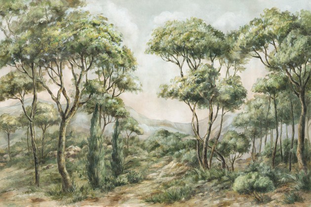 Lorenso TPA 0224 0066 03 Wildiria - mural w drzewa i góry